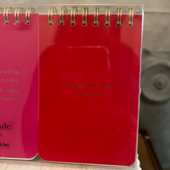 Kate Spade SHE Spiral Notepad Set - Picture 2 of 5
